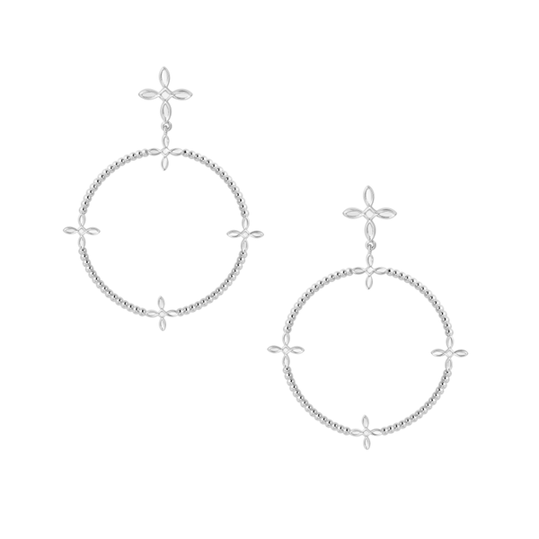 Radiant Beaded Statement Earring