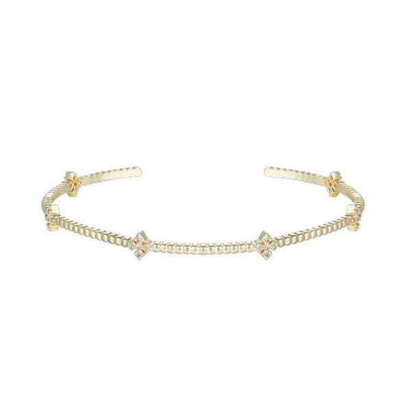 Radiant Cross Mini Cuff Bracelet
