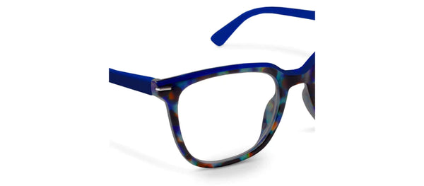 Dante Style - Cobalt Tortoise & Blue Readers