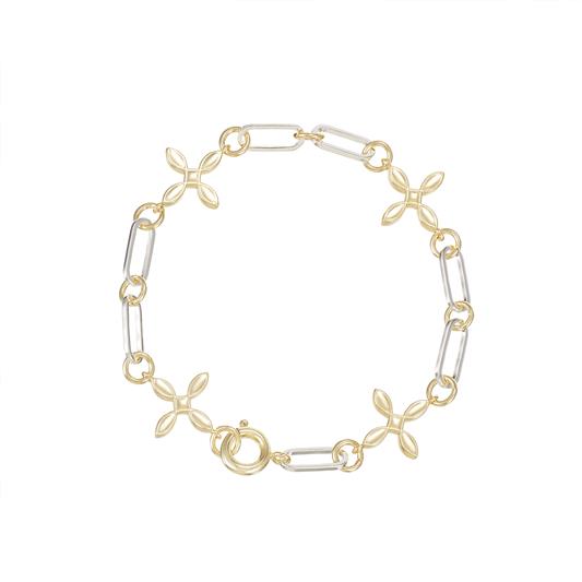 Enchanted Cross Link Bracelet