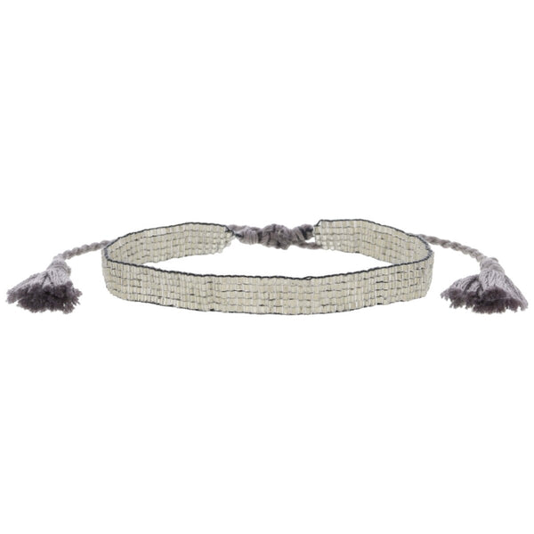 Woven Beaded Bracelet, Thin