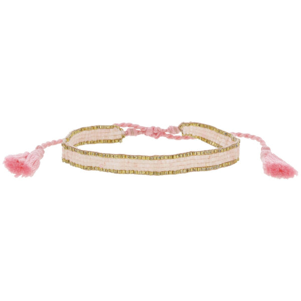 Woven Beaded Bracelet, Thin