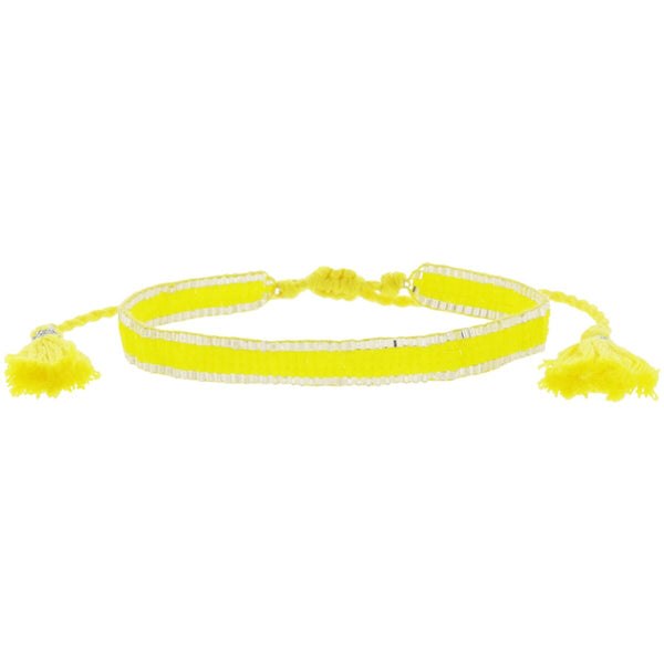 Woven Beaded Bracelet, Thin