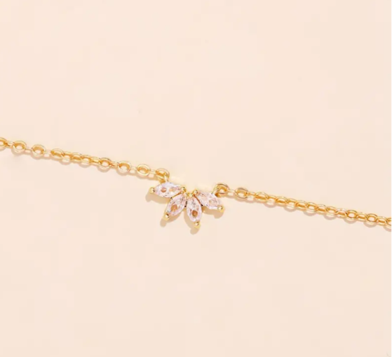 Petals CZ Necklace