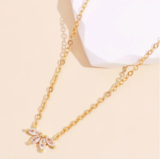 Petals CZ Necklace