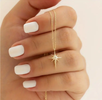Starburst Cross Necklace
