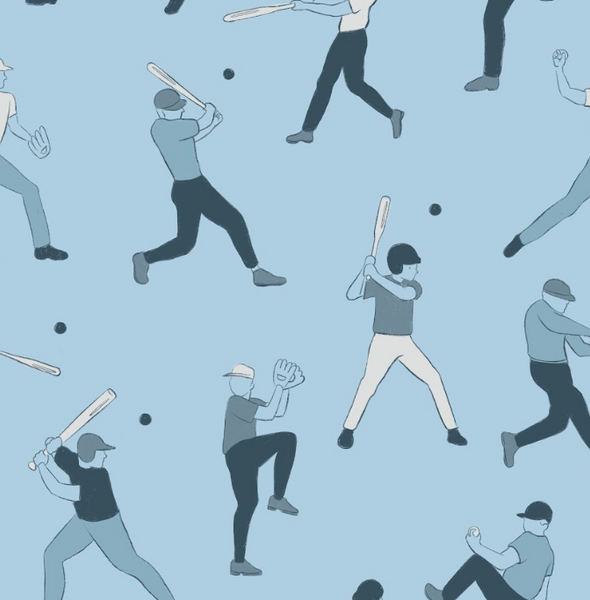 Baseball, Short Sleeve Collared Shirt