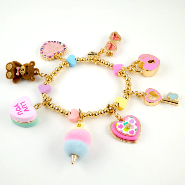 Charm - Gold Heart Lock