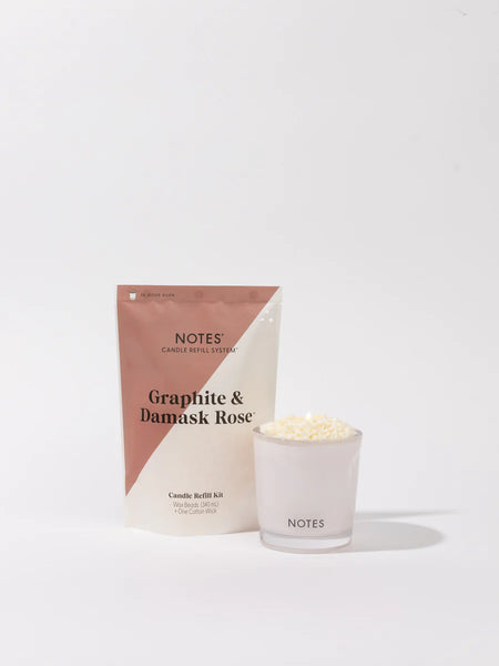 Graphite & Damask Candle Refill Kit