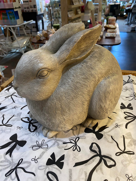 White Resin Rabbits