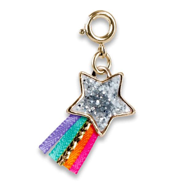 Charm - Gold Glitter Shooting Star