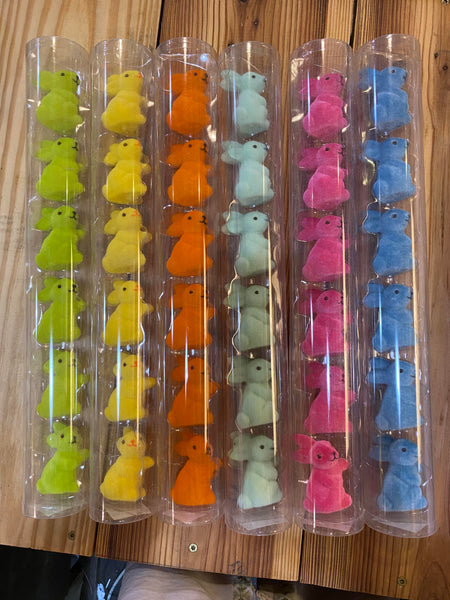 Flocked Bunny Tubes