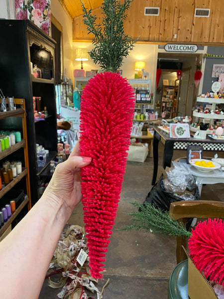 Hanging Pink Carrots