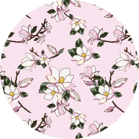 MAGGIE PINK MAGNOLIA BAMBOO VISCOSE 2PC PAJAMAS