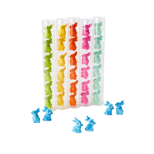 Flocked Bunny Tubes