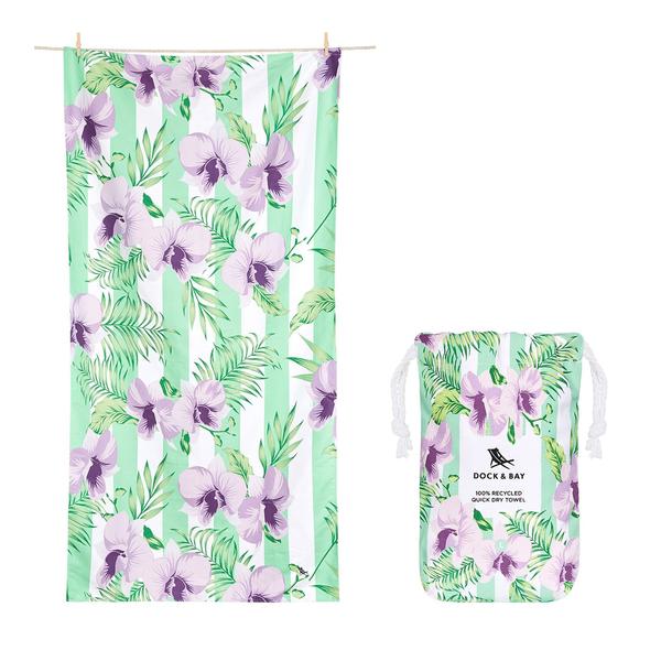 Quick Dry Beach Towel - Orchid Utopia