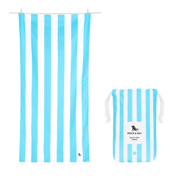 Quick Dry Beach Towel- Tulum Blue