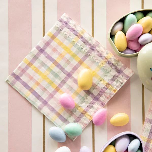 Spring Plaid Napkins