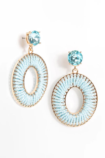Casey Wrapped Drop Earrings