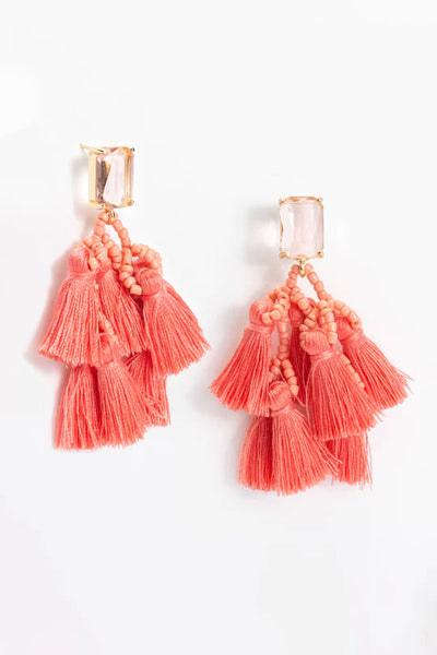 Skylar Crystal Fringe Earrings