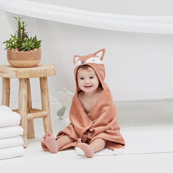 Hooded Baby Bath Wrap - 3 Assorted Styles